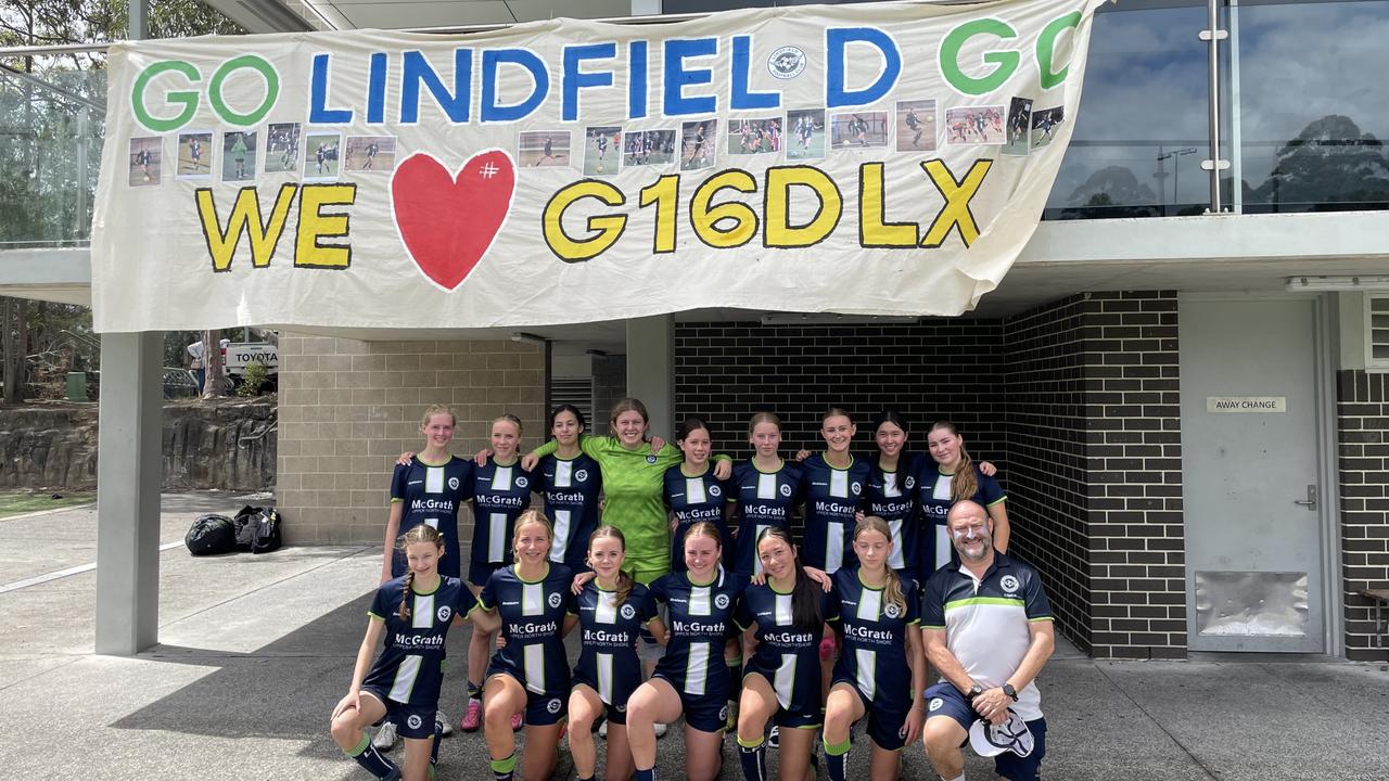 Lindfield FC U15 girls are through to the 2024 Champion of Champions grand final. Picture: Katrina May