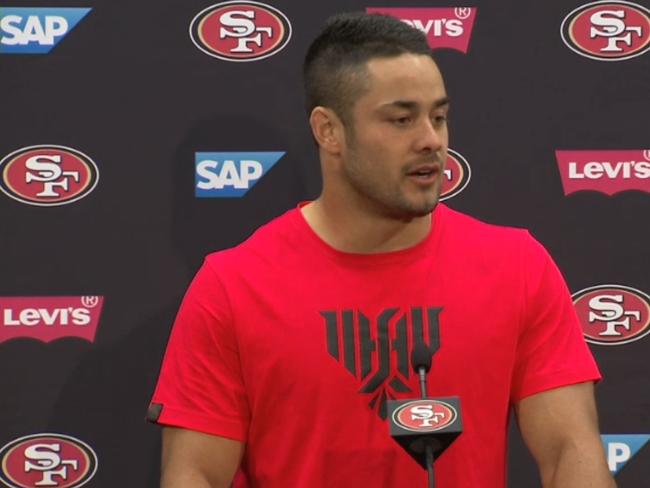 Jarryd Hayne 49ers: #38 jersey trademark leaves punter out of pocket