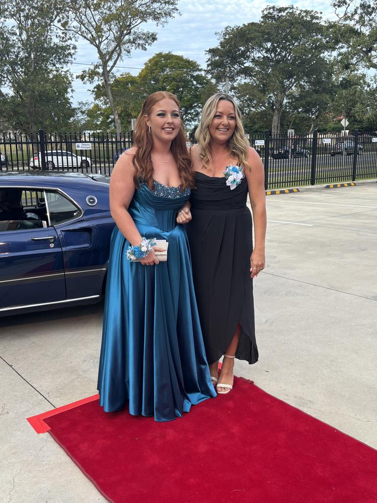 Students arrive at Maryborough State High School's formal.