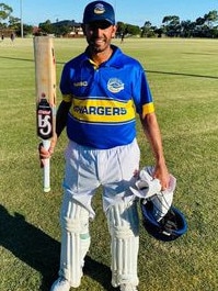 Babur Nadeem smashed 188 for Chargers.