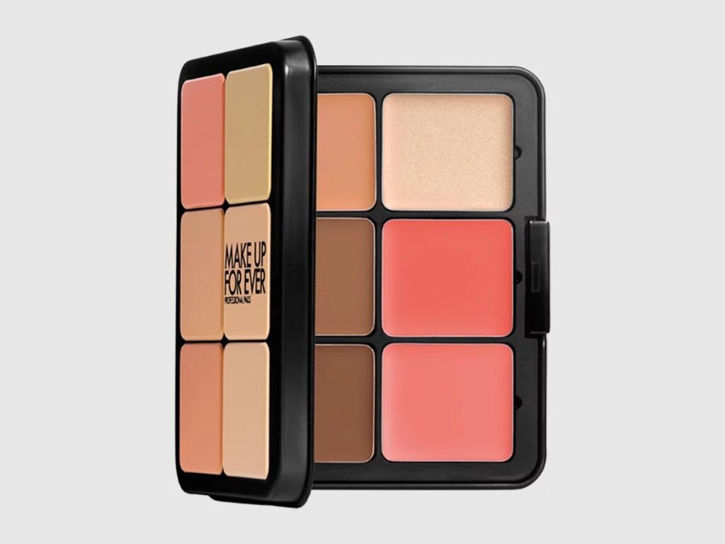 Abbie has recently delved into the world of colour theory and opts for the Make Up For Ever Palette to achieve her desired look. Picture: The Iconic