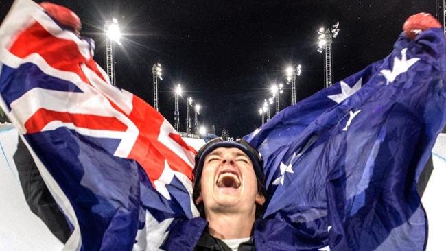 Scotty James winning bronze at the Winter Olympics.