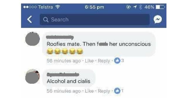 Facebook has banned the Blokes Advice group for this sort of conduct before. (Pic: Facebook)