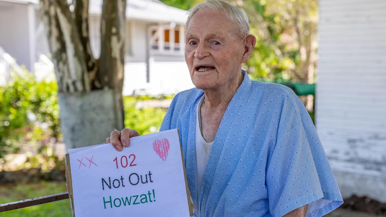 Jack Waldock celebrated his 103rd birthday a month before he died. Photo: Richard Mann on Facebook.