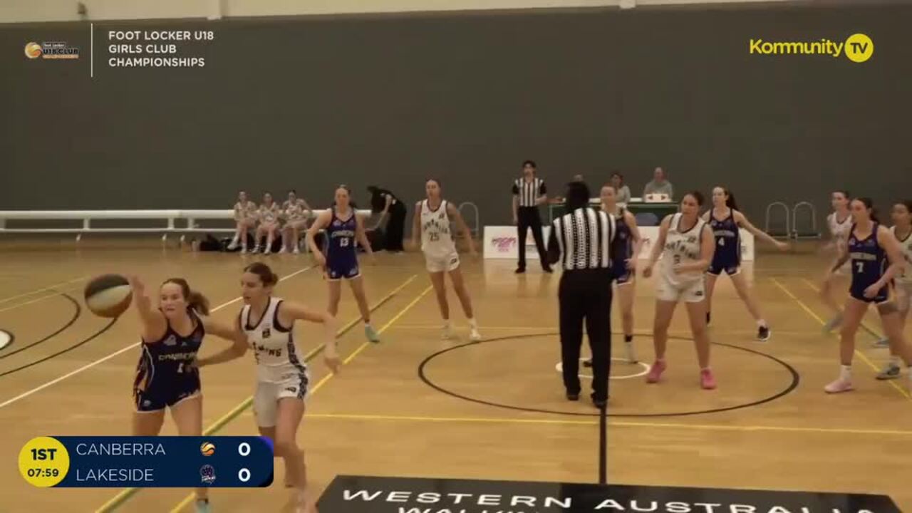 Replay: Canberra v Lakeside Lightning (Girls) - 2024 BA Under-18 Club Championships Day 4