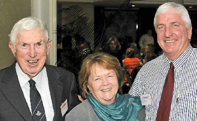 St Mary’s Warwick teacher David Carr (far right) with Toowoomba staffers Dan McErlean and Pamela Sullivan after receiving their awards at the Catholic Education Staff Awards in Toowoomba last week. Picture: Dave Noonan