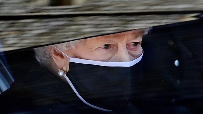 The Queen had to mourn her husband through strict Covid protocols. Picture: Getty Images