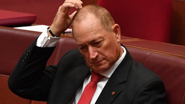 Fraser Anning’s actions have been a “disgraceful clawing for publicity”. Picture: Mick Tsikas/AAP