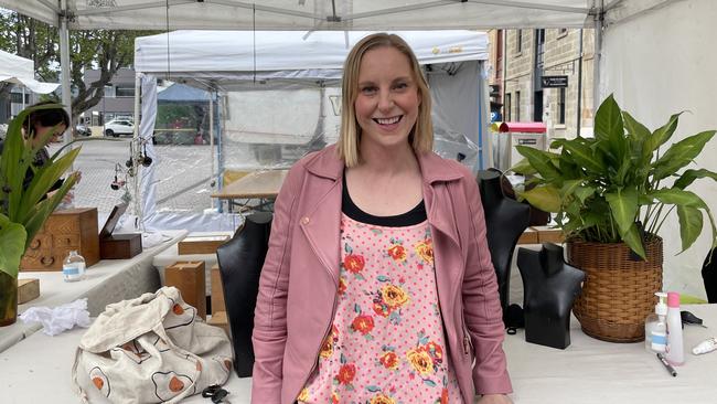 Salamanca Market Stallholders Association president Emma Hope. Picture: Annie McCann