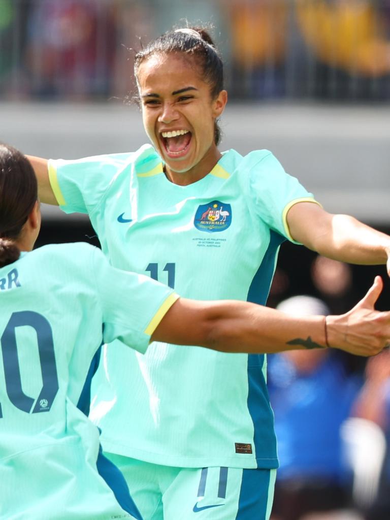 Mary Fowler and the Matildas were on fire. (Photo by James Worsfold/Getty Images)