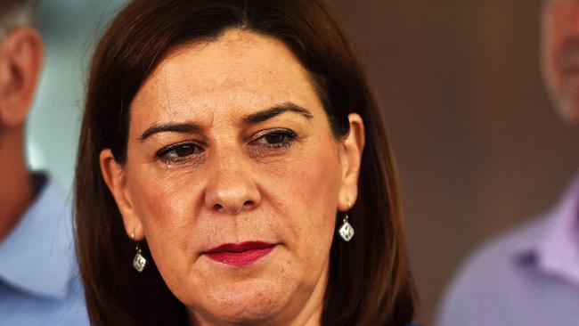 Opposition Leader Deb Frecklington says the decline in more than 500 clinical roles has contributed to Labor’s health crisis. Picture: Zak Simmonds