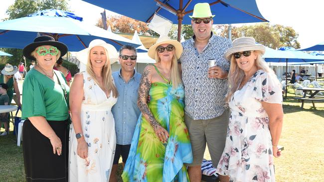 Yarra Valley Cup 2024. Karen Brunetti and her friends. Picture: David Smith