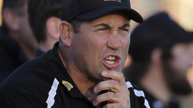 Rob Waters during his time as North Ballarat City coach. Picture: Yuri Kouzmin