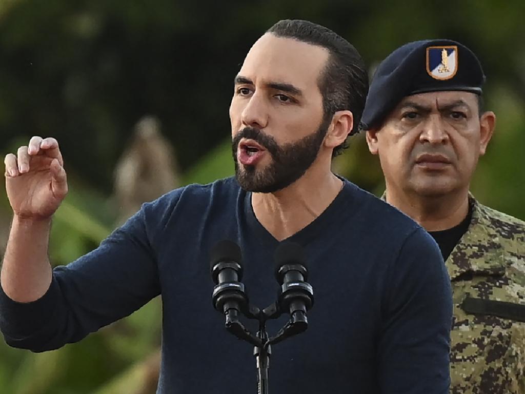 El Salvador’s President Nayib Bukele. Picture: Marvin Recinos/AFP