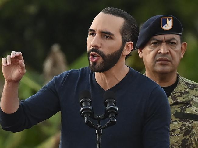 El Salvador’s President Nayib Bukele. Picture: Marvin Recinos/AFP