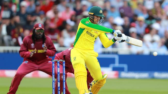 Alex Carey goes on the attack. Picture: Getty Images