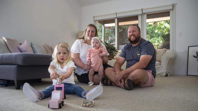 The Wade family from Werribee had to get private health insurance to protect their daughters.