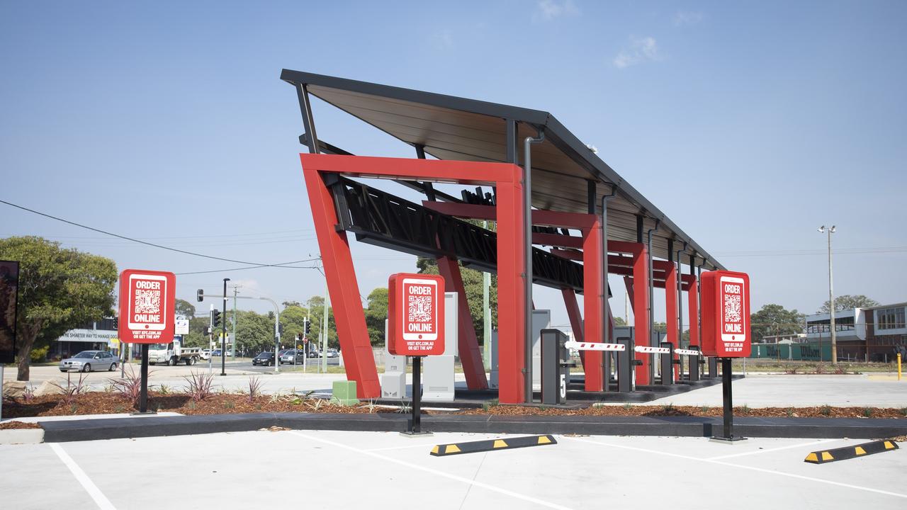 World-first KFC drive thru only restaurant opens in Broadmeadow | Daily  Telegraph