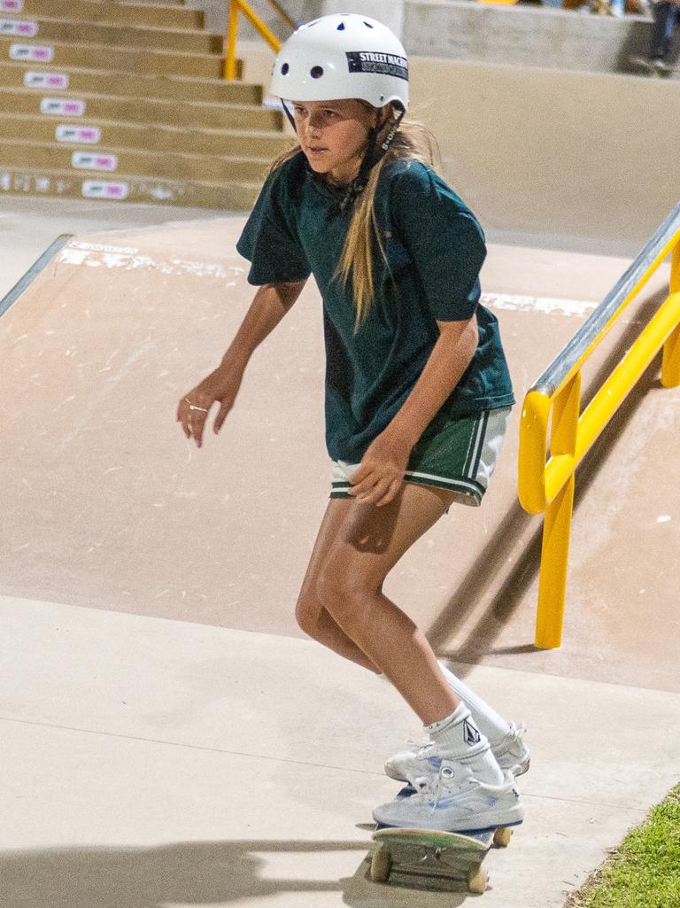 Ella Ledingham at Rumble On The Reef Sugar Bowl Skatepark Saturday 23 September 2023 Picture:Michaela Harlow