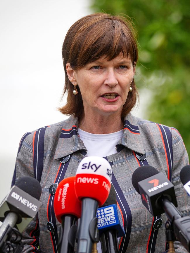 Regional Development and Agriculture Minister Mary-Anne Thomas today confirmed a plan to introduce vaccination passports for large outdoor events in rural and regional Victoria. Picture: Mark Stewart