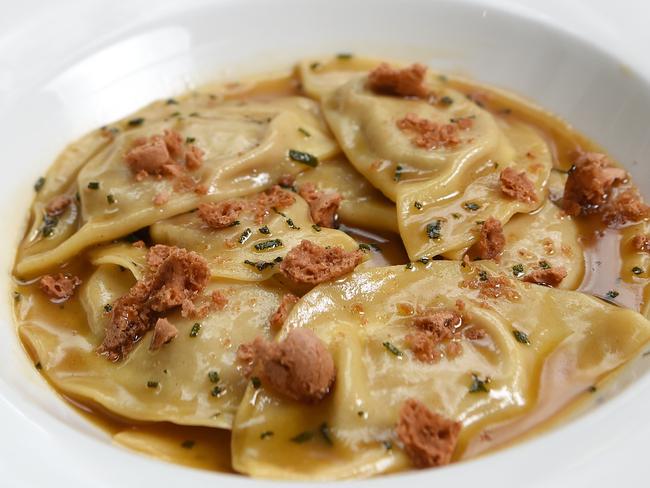 Veal agnolotti at Lupino. Picture: Josie Hayden