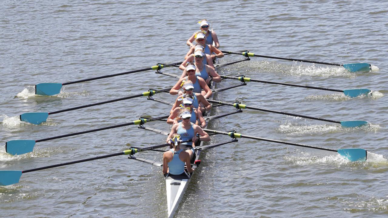 144th Barwon Regatta: Rowing 8s Geelong Grammar. Picture: Mark Wilson