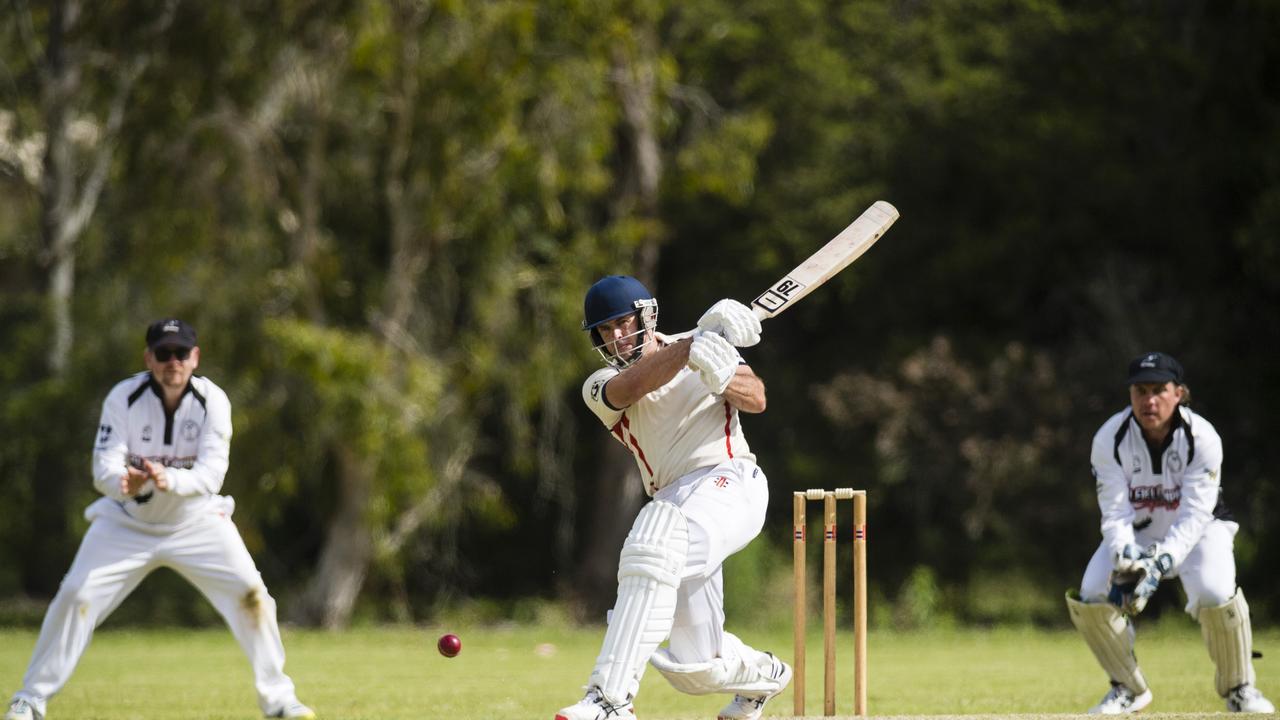 Darren Koch bats for Met-Easts against Souths Magpies in round five A Grade One Day Toowoomba Cricket at Middle Ridge Park, Saturday, November 5, 2022. Picture: Kevin Farmer