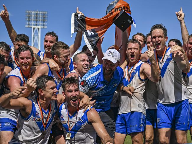 Banks Bulldogs won the Division One premiership in 2021-22. Picture: Patch Clapp / AFLNTMedia.