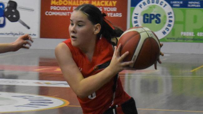 The Ipswich Force beat the Mackay Meteorettes 50-28 at the Basketball Queensland Under-14 Girls State Championships held in Mackay, October 3 . Picture: Heidi Petith