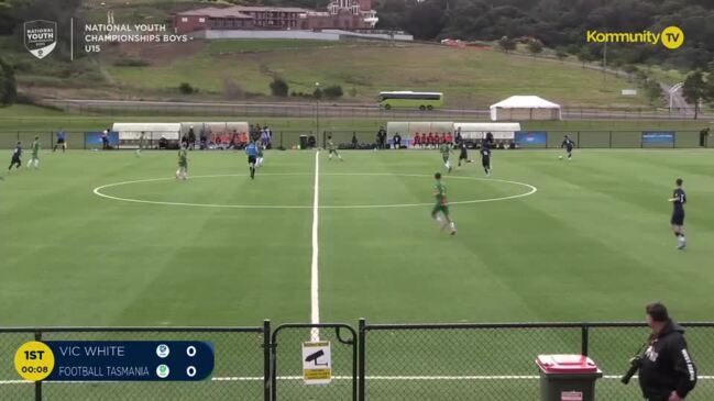 Replay: Victoria White v Tasmania (15C) - Football Australia Boys National Youth Championships Day 1