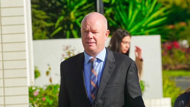 Simon Patterson arrives at court to give evidence on Friday. Picture: Luis Enrique Ascui/NewsWire