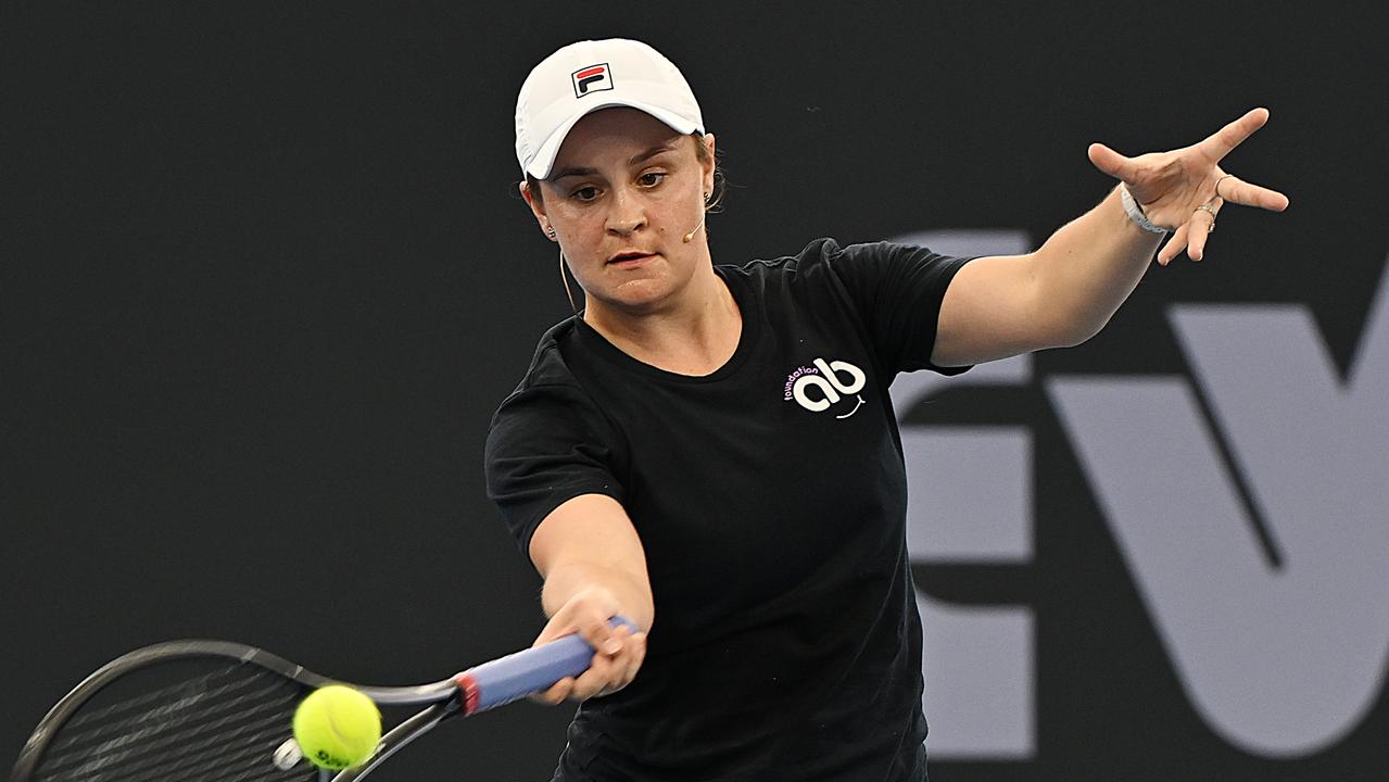 Ash Barty makes quiet return to tennis