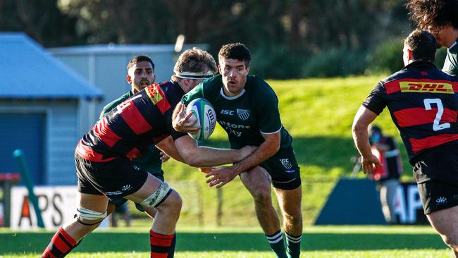 Young Waratahs player Ben Donaldson in action against Norths last Shute Shield season.