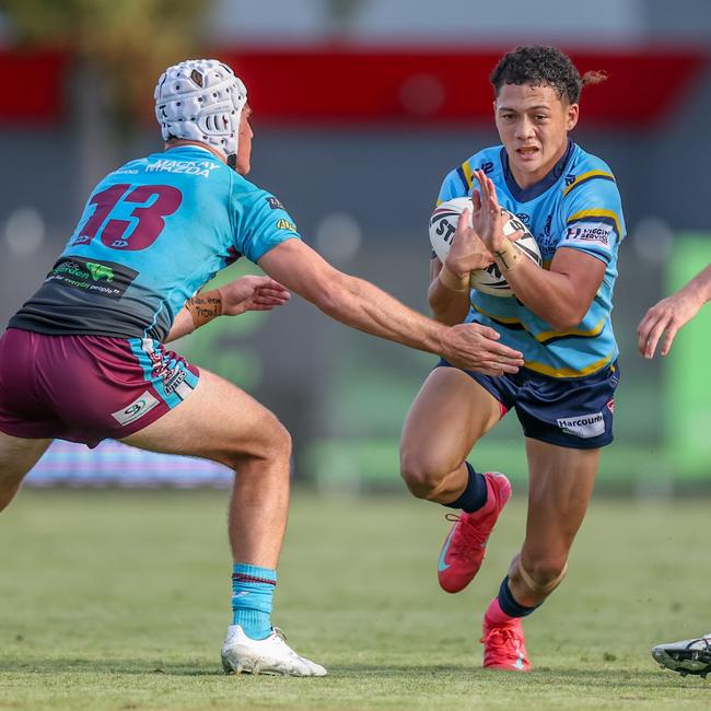SaMeninga Cup, Semi Final, Norths Devils V Mackay Cutters. Picture by Stephen Archer