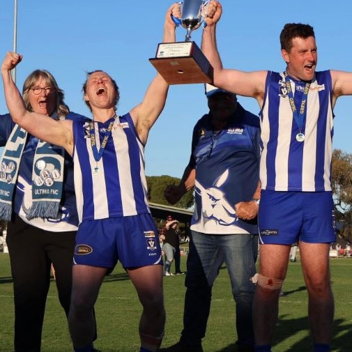 Ultima beat Hay in the Golden Rivers league grand final this season and wanted to join the Central Murray league next year. Picture: Ultima Football-Netball Club Facebook