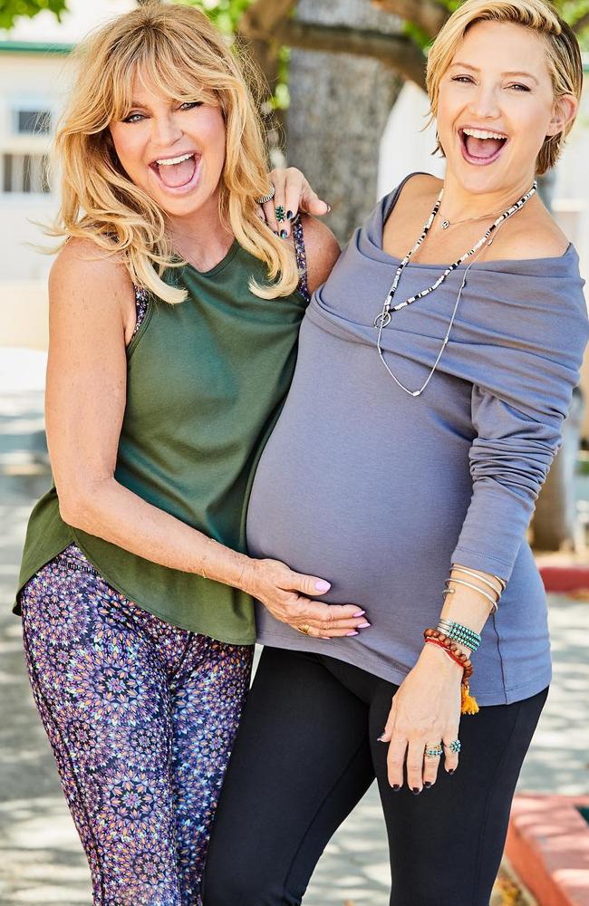 Hudson said her strong fitness and career ethics come from her mum Goldie Hawn, who is incredibly healthy and driven.