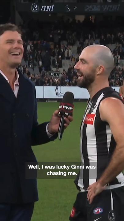 Steele Sidebottom clips Jack Ginnivan after win