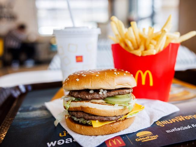 Those who believe a Maccas meal helps a hangover are sadly mistaken. Picture: Getty