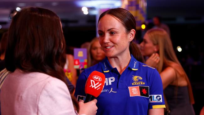Daisy Pearce is taking on the AFLW head coaching role at West Coast in 2024. (Photo by Dylan Burns/AFL Photos via Getty Images)