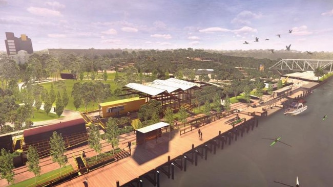 A view of the new-look riverfront. Source: Murray Bridge Council