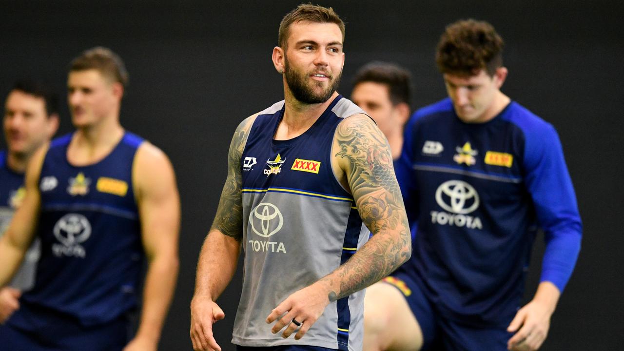 Kyle Feldt . NRL; North Queensland Cowboys training at the Hutchinson Builders Centre, Townsville. Picture: Alix Sweeney