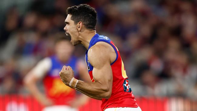 Charlie Cameron is ‘happy’ to playing against Geelong. Picture: Michael Willson/AFL Photos via Getty Images