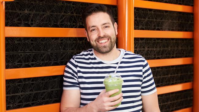 Argo owner Daniel Milky enjoying a drink at Argo on the Parade. Argo is among the finalists of the inaugural 2018 Eastside Business Awards. Picture: Matt Loxton