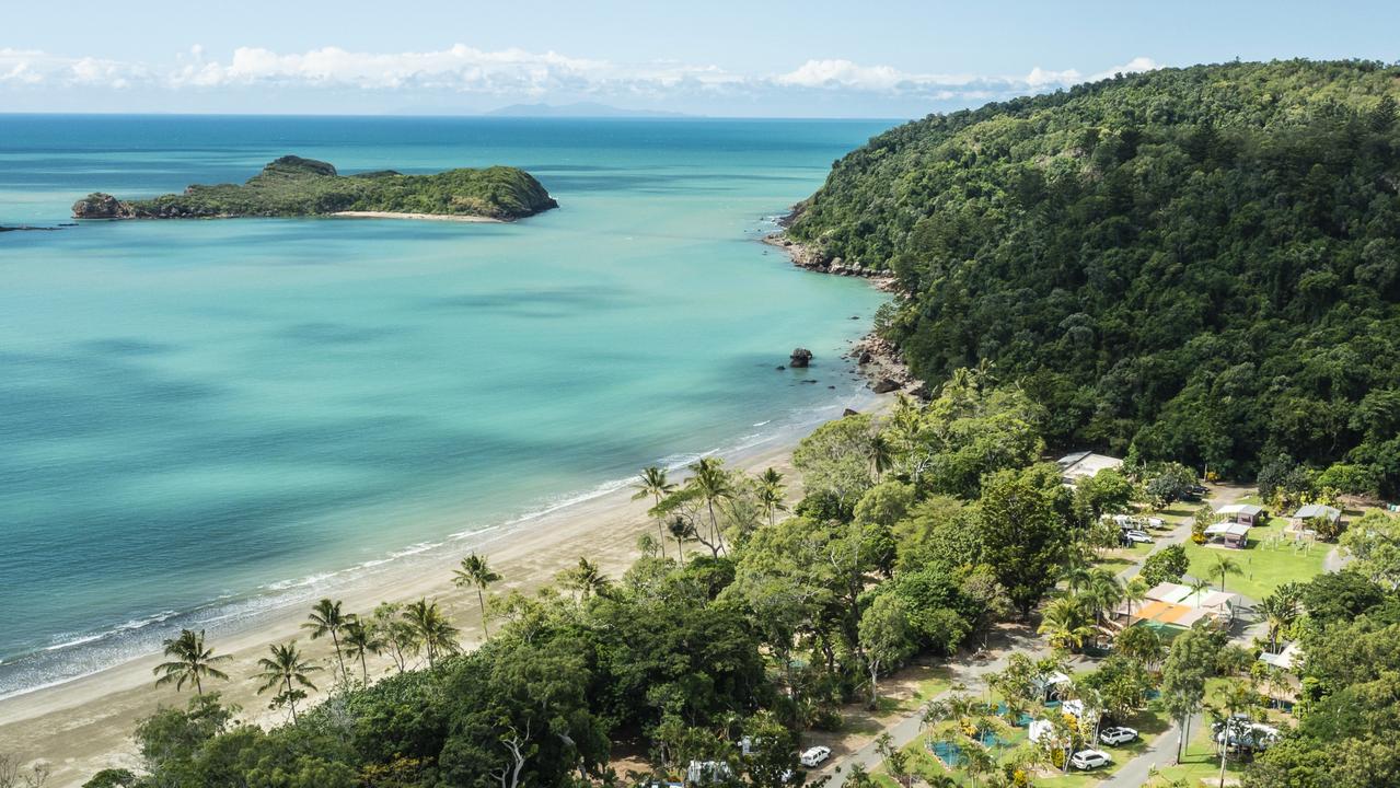 Beachfront accommodation options surrounded by nature at Cape Hillsborough Nature Tourist Park. Photo: Queensland Government.