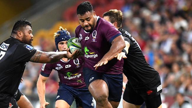 Taniela Tupou in action for the Reds. Picture: Bradley Kanaris/Getty Images