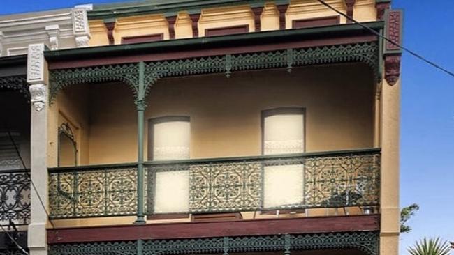 A post from the Instagram page charting the renovation of Damien Hardwick and Alexandra Crow's $2.3 million property in Elwood. Picture: Supplied