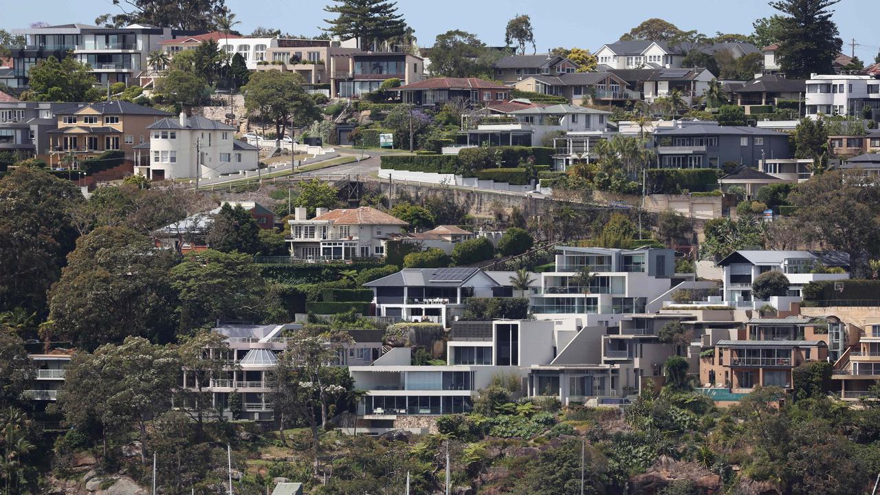 House prices in Sydney are the highest on average around the country. Picture: NCA NewsWire / David Swift