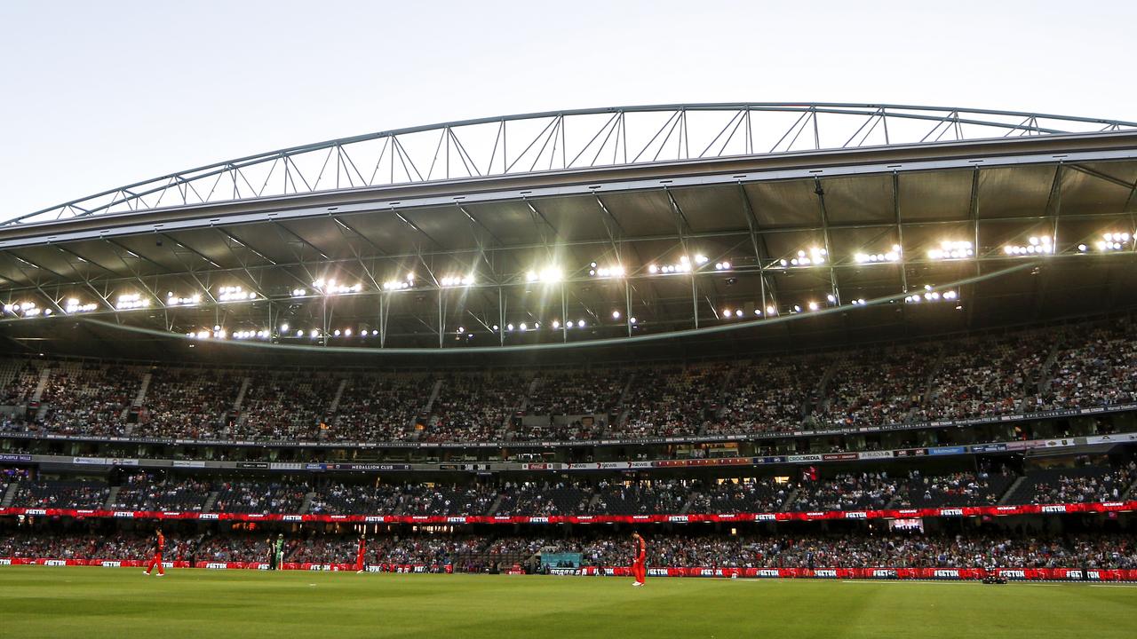 Docklands Stadium was evacuated hours before ball one.