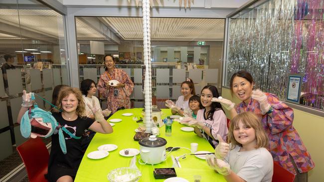 Cooking room at the City of Darwin Geektacular event, 2025. Picture: Pema Tamang Pakhrin