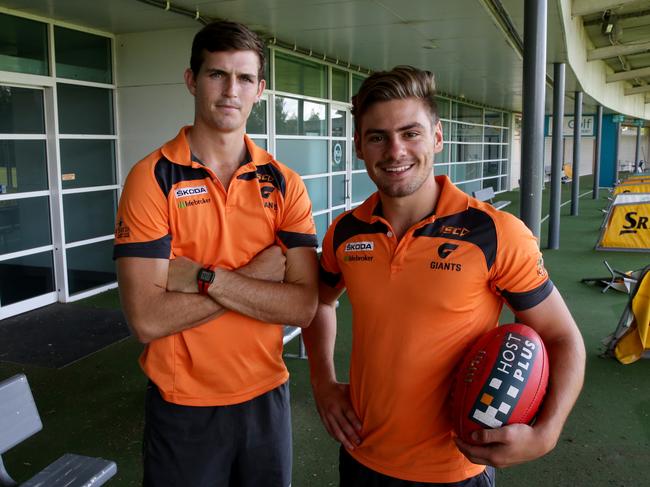 Coniglio is one of just five Giants remaining from their first season after Phil Davis’ retirement. Picture: Cameron Richardson